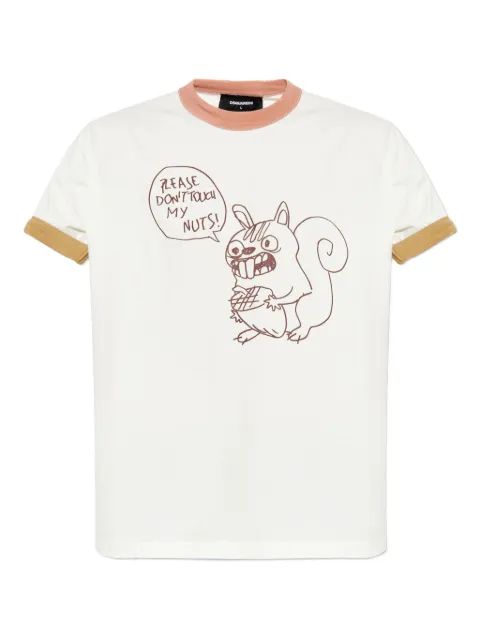 DSQUARED2 playera manga corta con estampado gráfico
