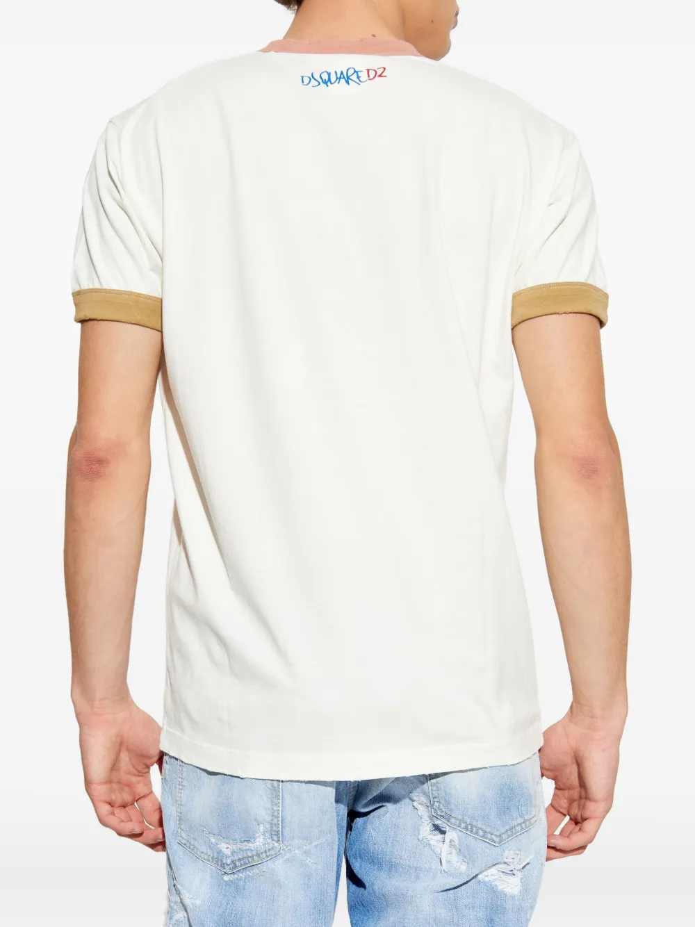 Dsquared2 Graphic-print Short-sleeve T-shirt In White