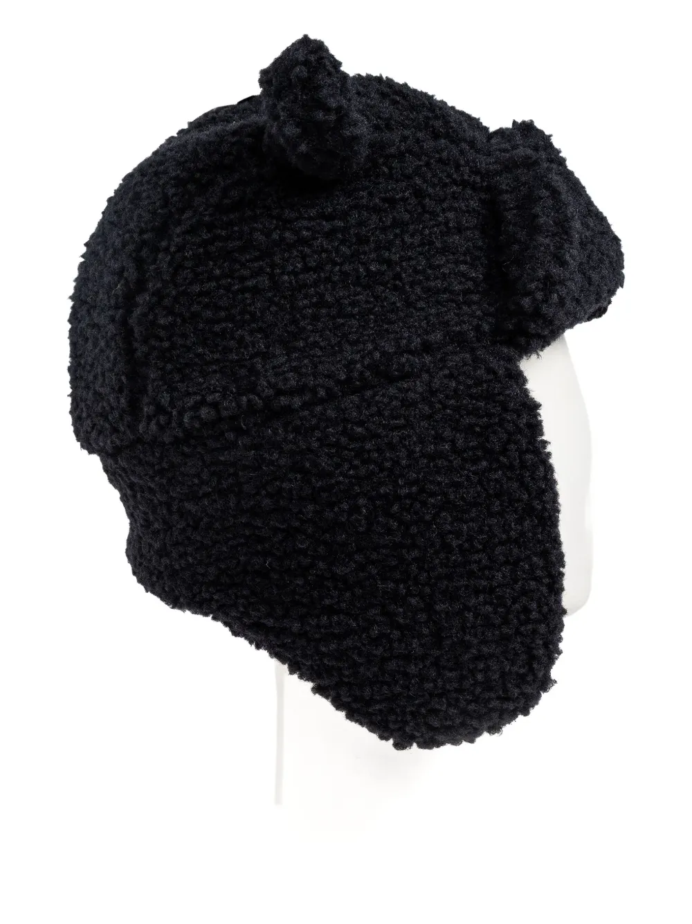 Ugg Pompom Beanie In Black