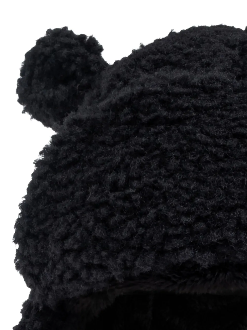 Ugg Pompom Beanie In Black