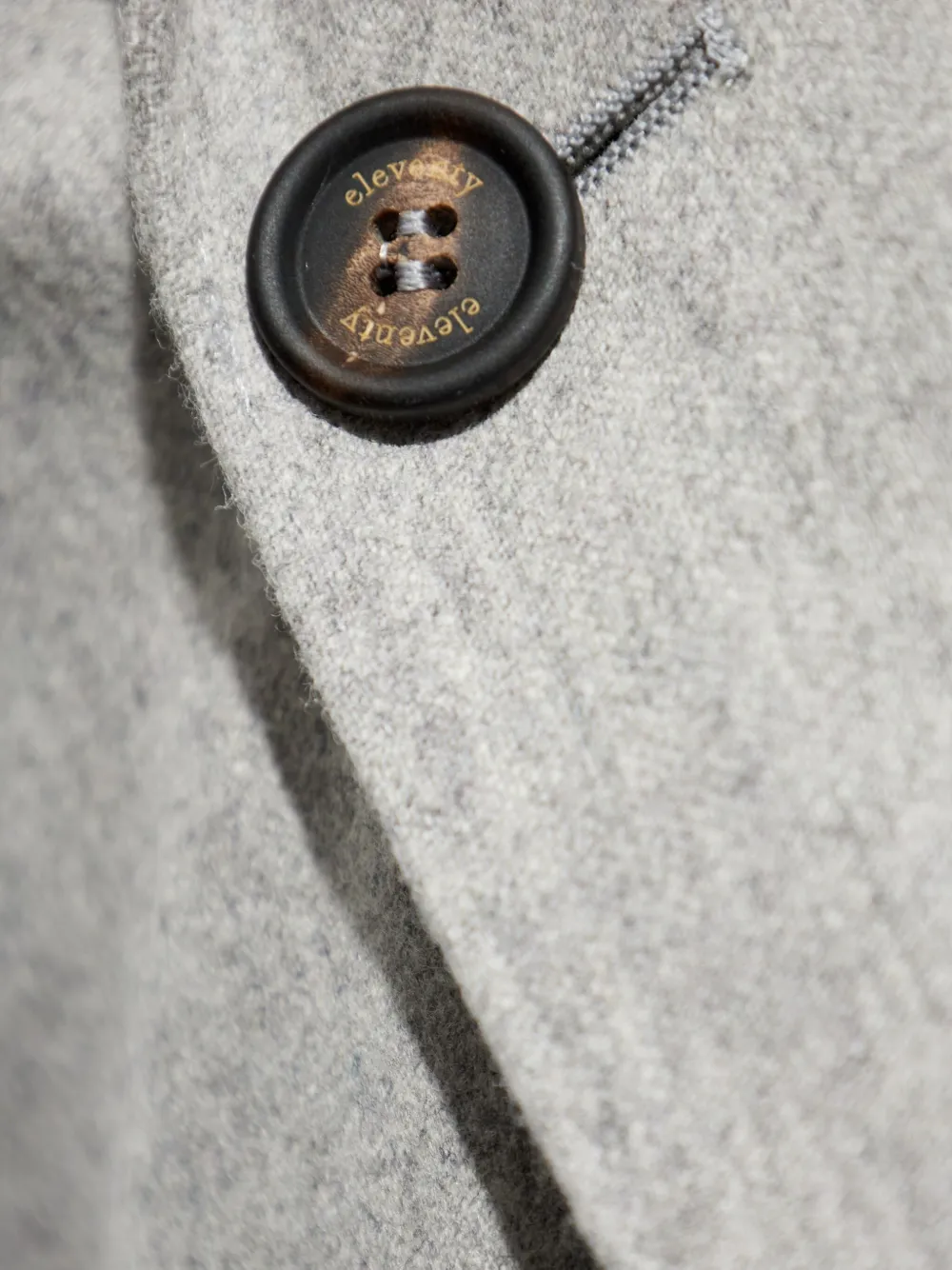 Eleventy Jas met knopen Grijs