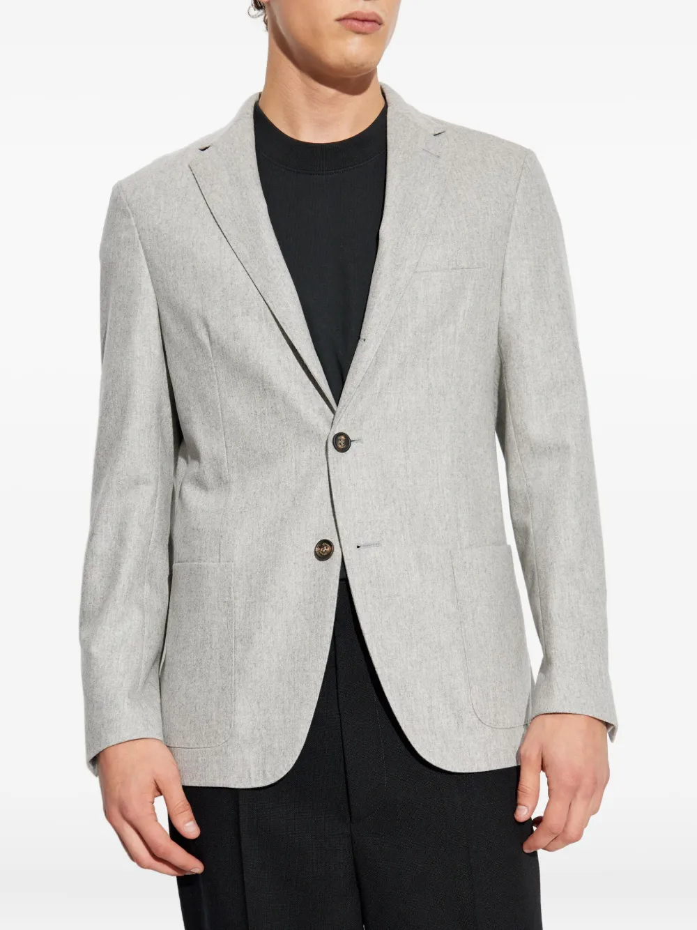 Eleventy Jas met knopen Grijs