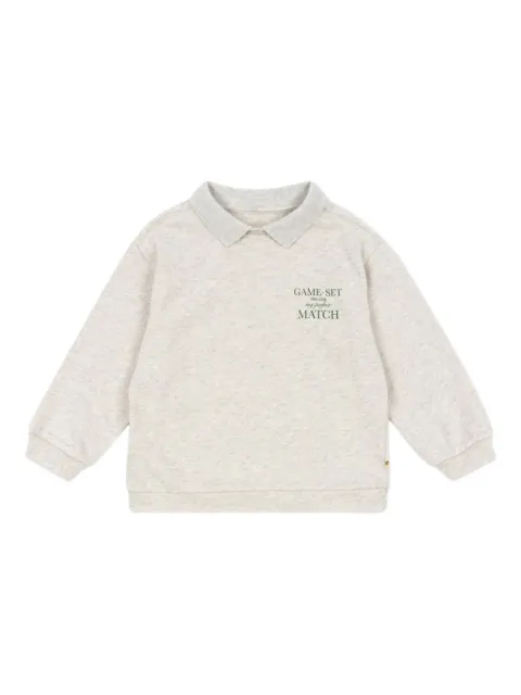Konges Sløjd Spotty collared sweatshirt