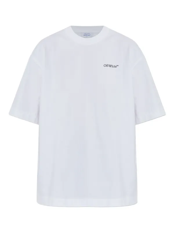 Off-White Half Arrow-logo T-shirt in White