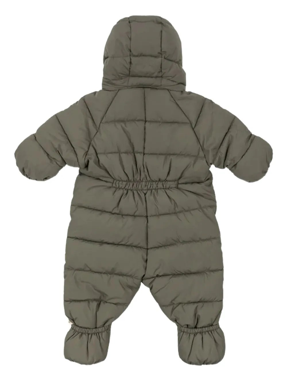 Konges Sløjd quilted hooded snowsuit - Groen
