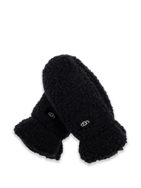 UGG Kids logo-detail mittens