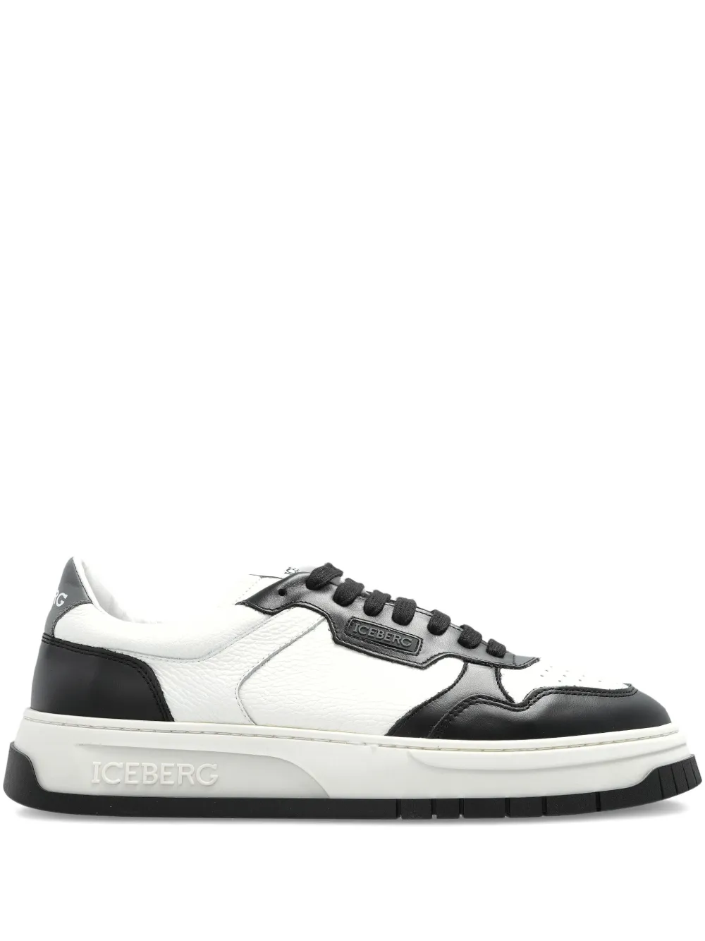 Iceberg Sneakers met logoplakkaat Wit