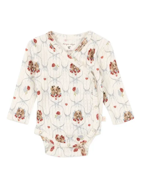 Konges Sløjd body con cachorros estampados