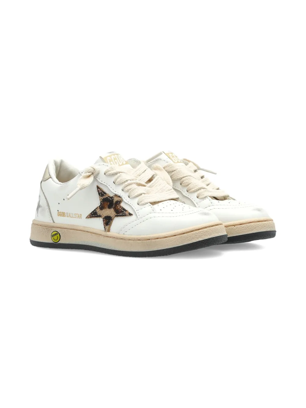 Golden Goose Kids Ballstar sneakers Beige