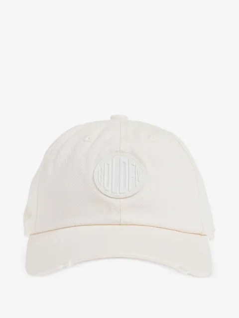 Golden Goose Kids gorra de béisbol con parche del logo