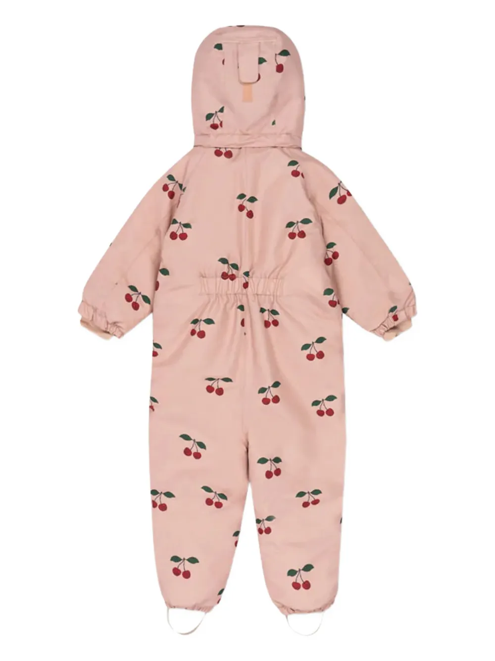 Konges Sløjd Award hooded cherry-print snowsuit - Roze