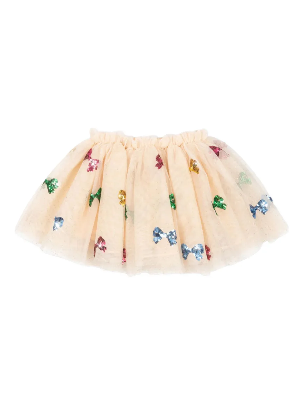 Konges Sløjd Yvonne sequin bow skirt - Beige