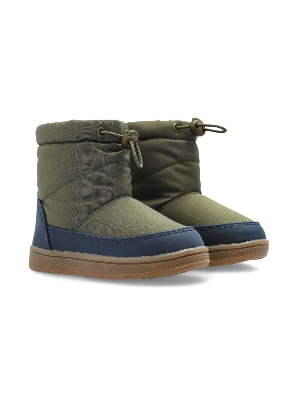 Konges Sløjd Storma quilted drawstring ankle boots - グリーン Konges Sløjd Storma quilted drawstring ankle boots - グリーン