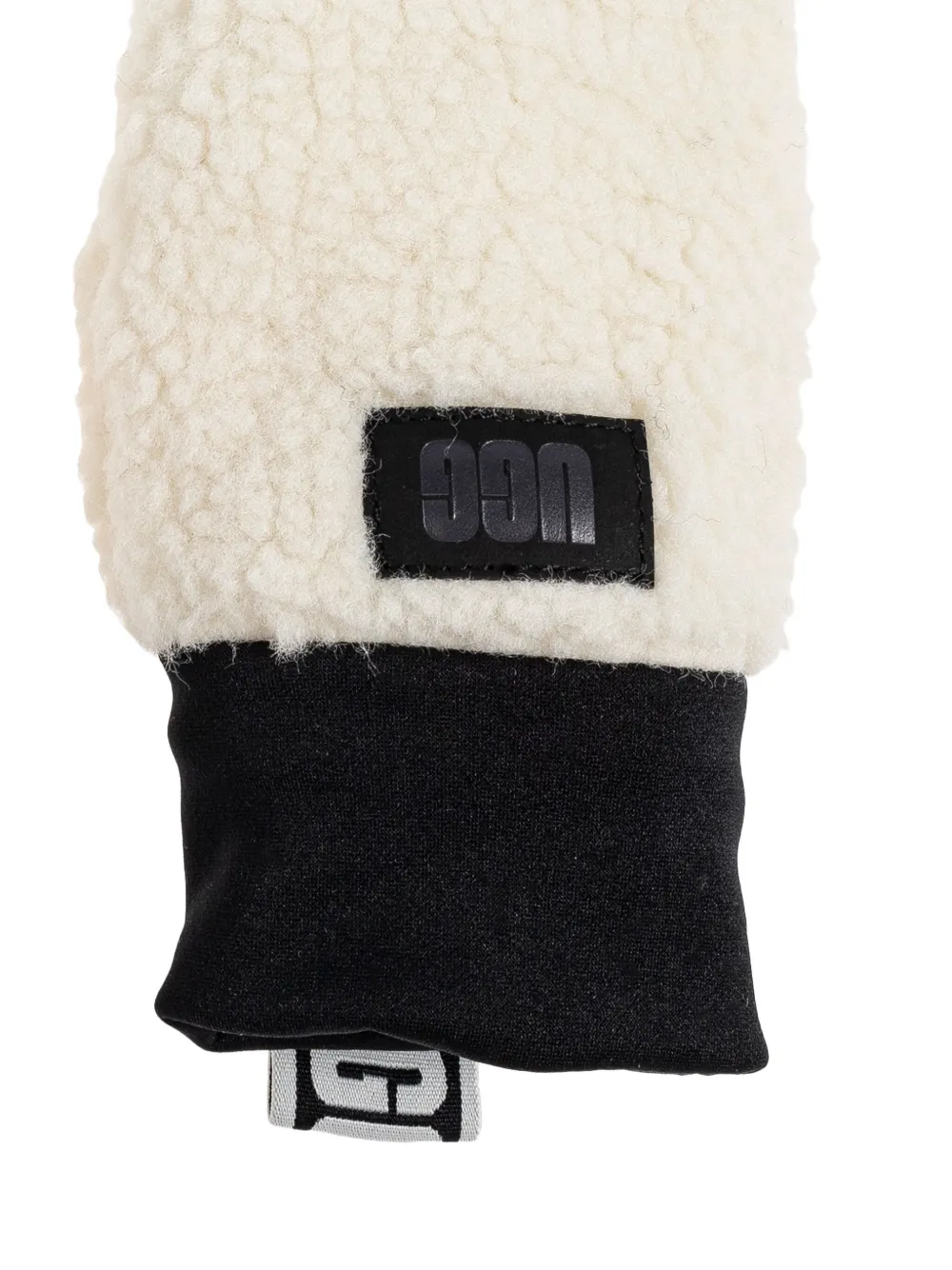 Ugg Logo-patch Mittens In Neutral