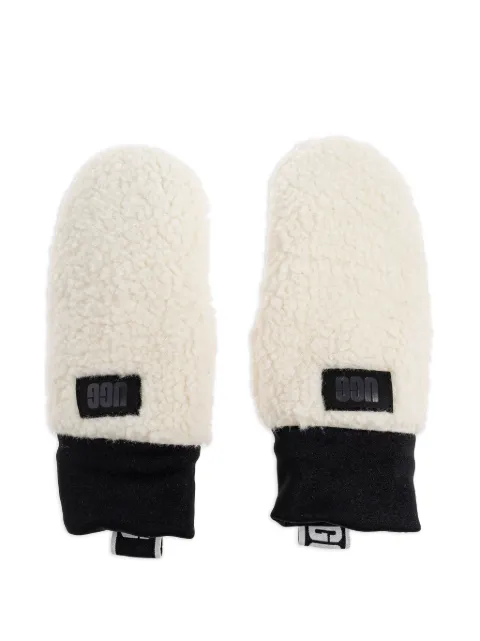 UGG manoplas con parche del logo