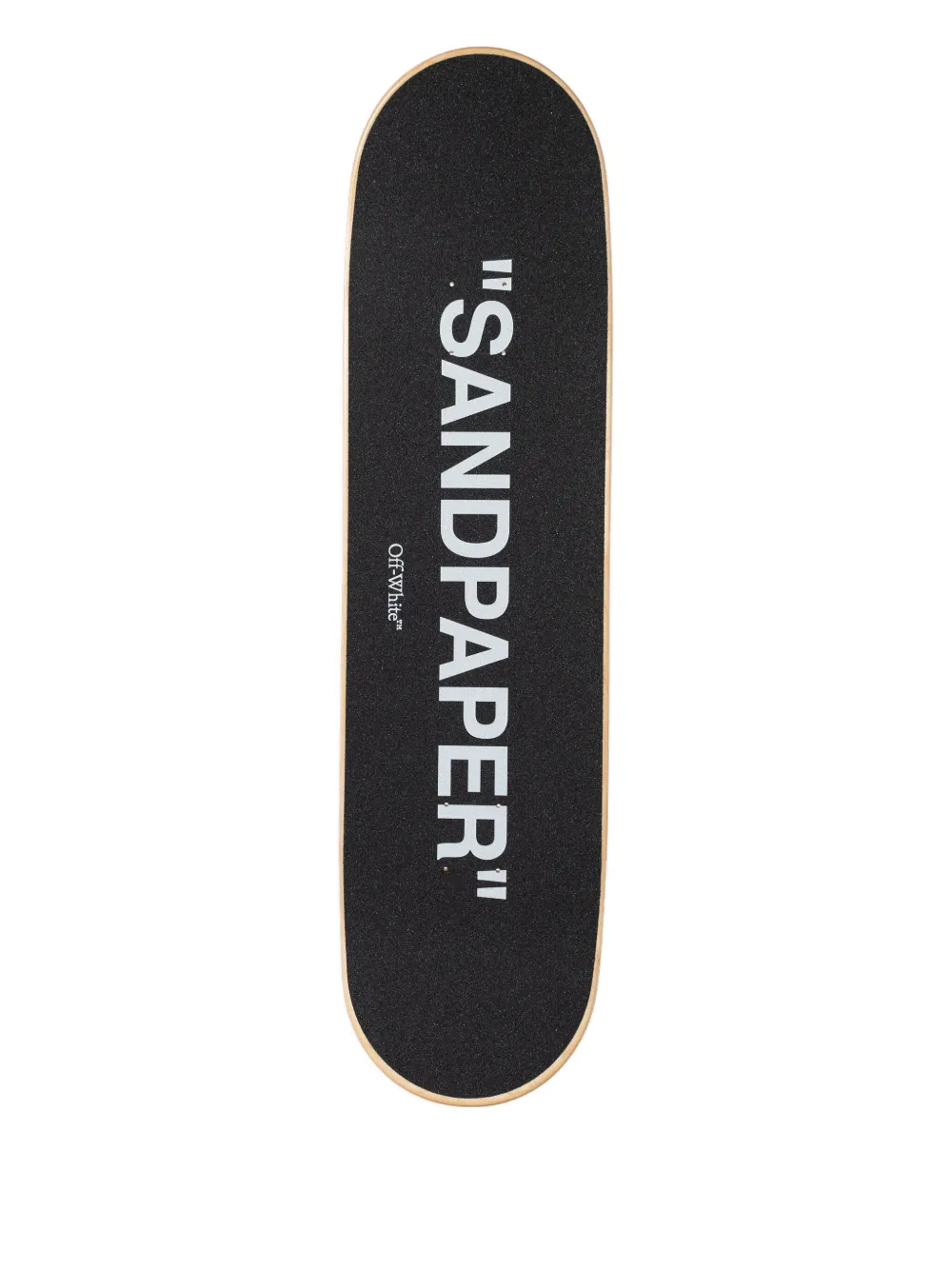 Off-white Graphic-print Skateboard In Black