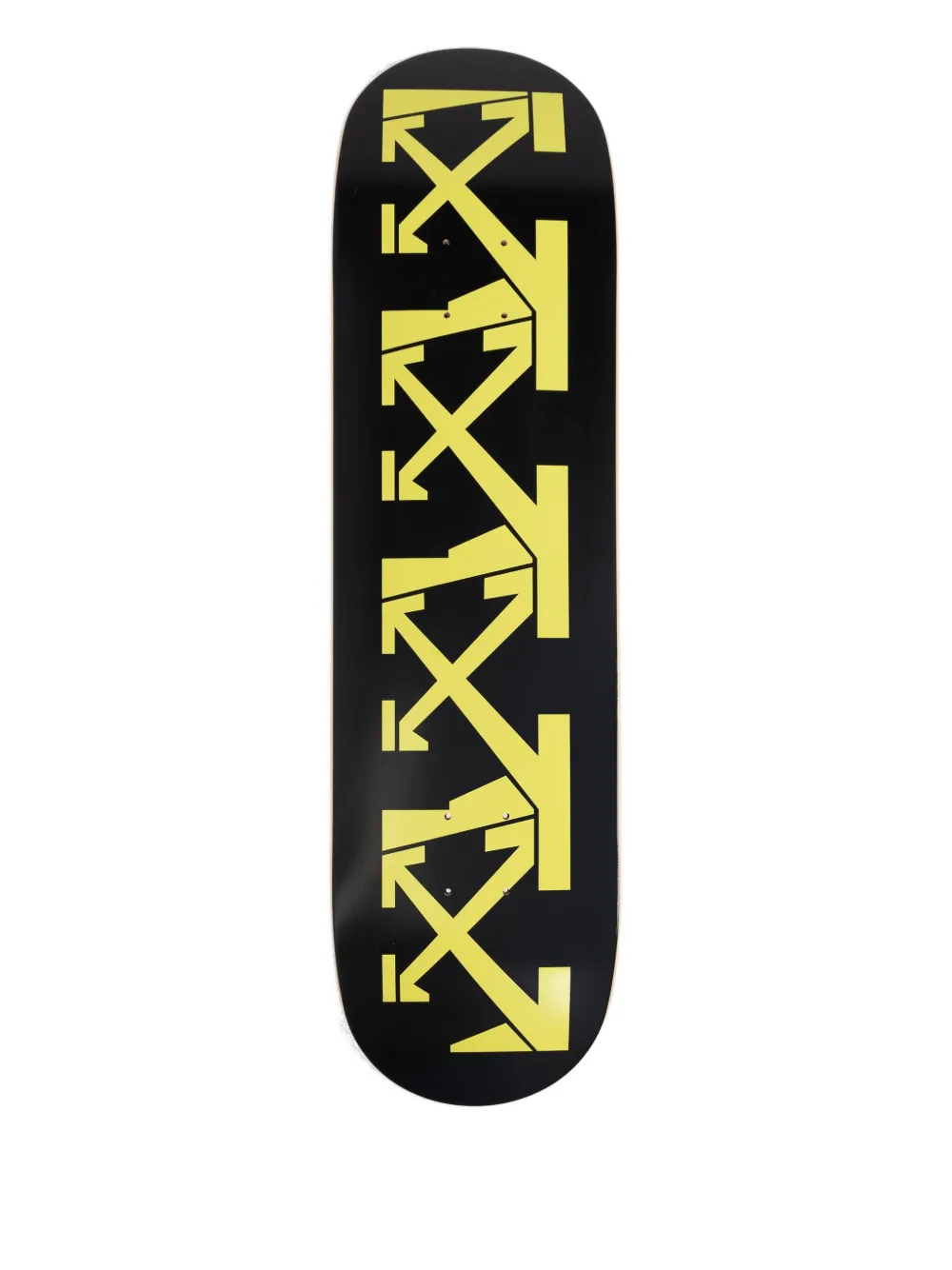 Off-white Graphic-print Skateboard In Black
