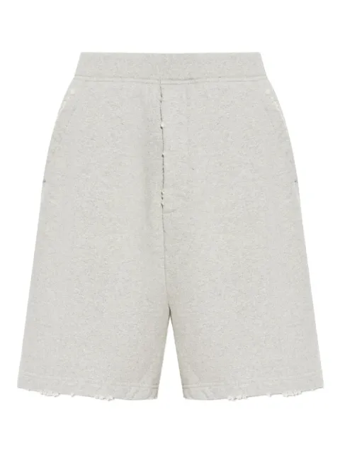 DSQUARED2 raw-cut track shorts