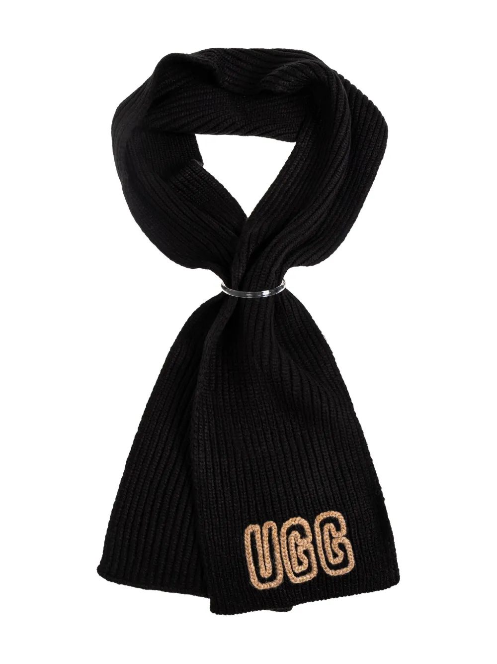 UGG logo scarf - Nero