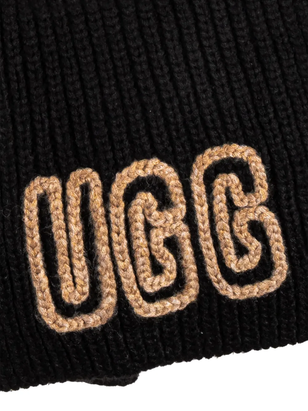 UGG logo scarf - Zwart