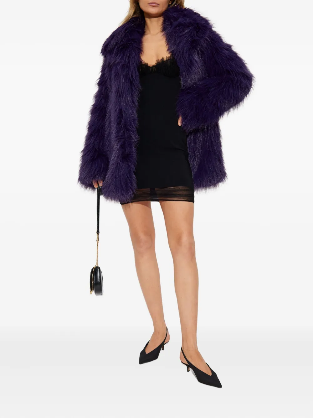 DSQUARED2 Mini-jurk met tule afwerking - Zwart