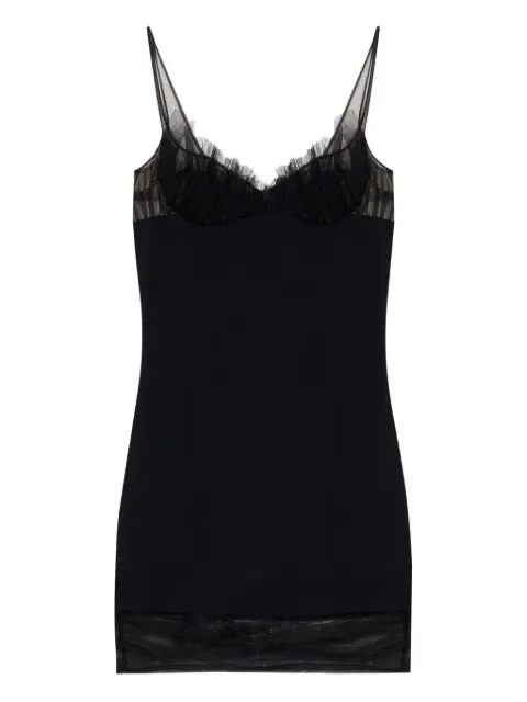 DSQUARED2 tulle-trim mini dress