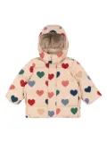 Konges Sløjd Magnum heart hooded jacket - Pink