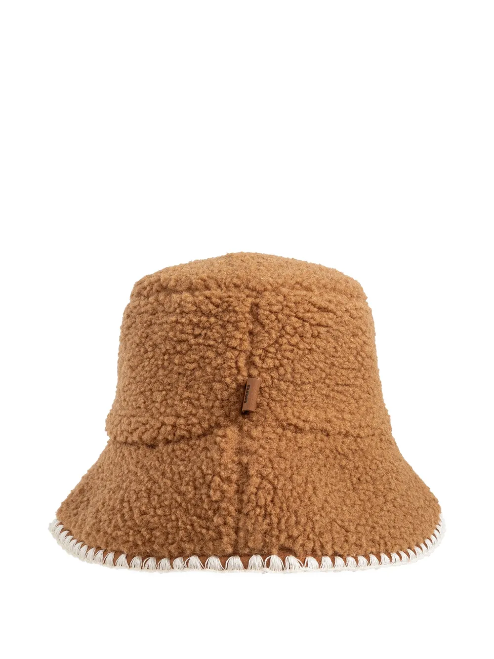 Ugg Plush-fleece Bucket Hat In Brown