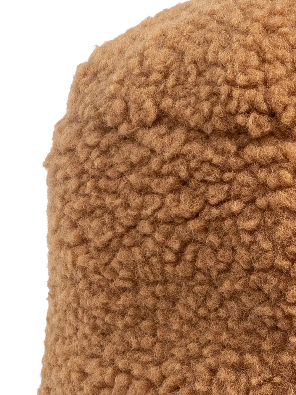 Ugg Plush-fleece Bucket Hat In Brown