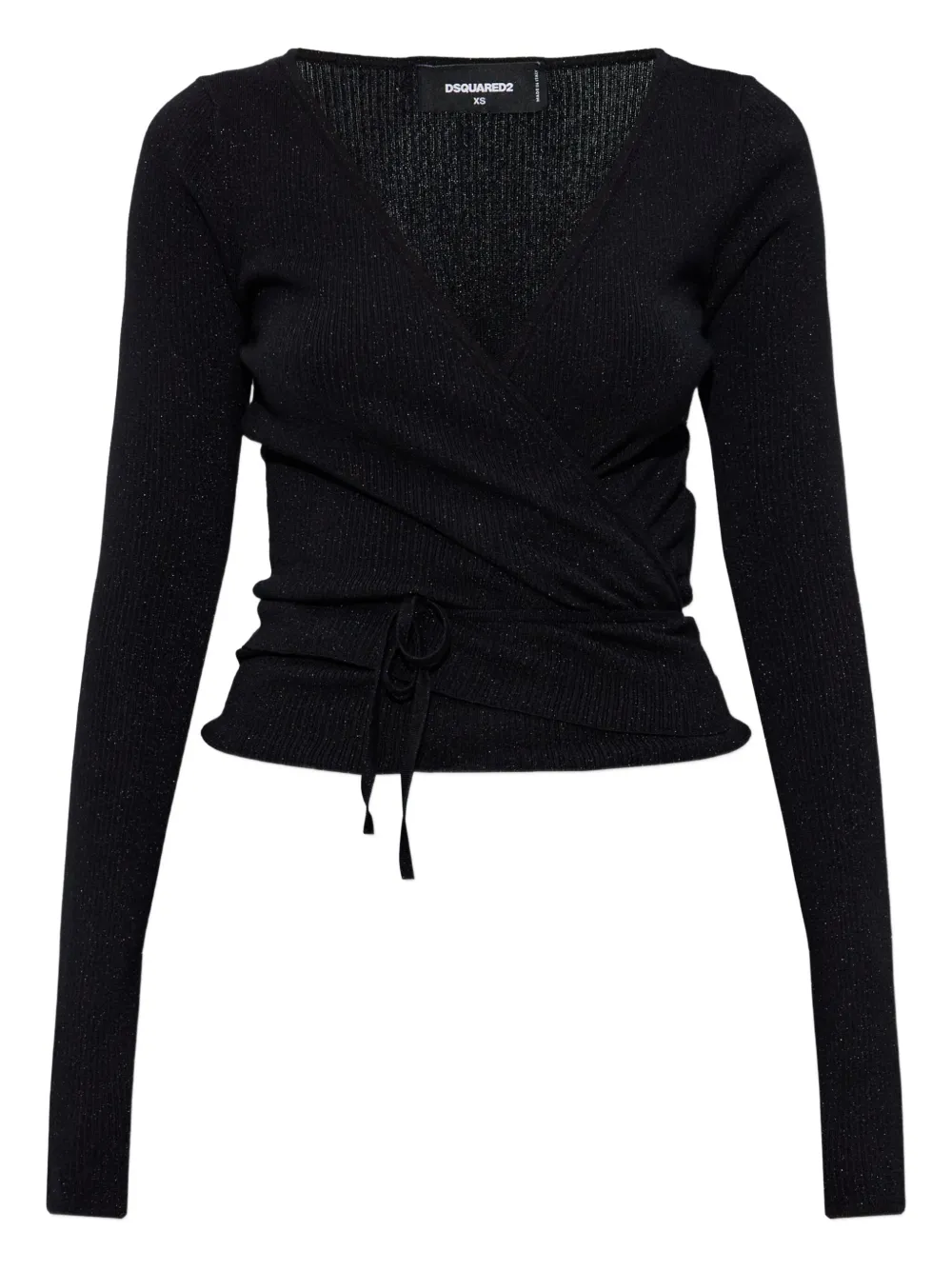 Dsquared2 Long-sleeved Sweater In Black