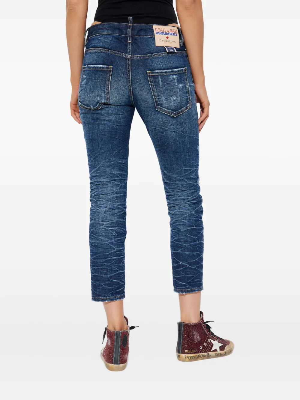 DSQUARED2 Gerafelde jeans Blauw