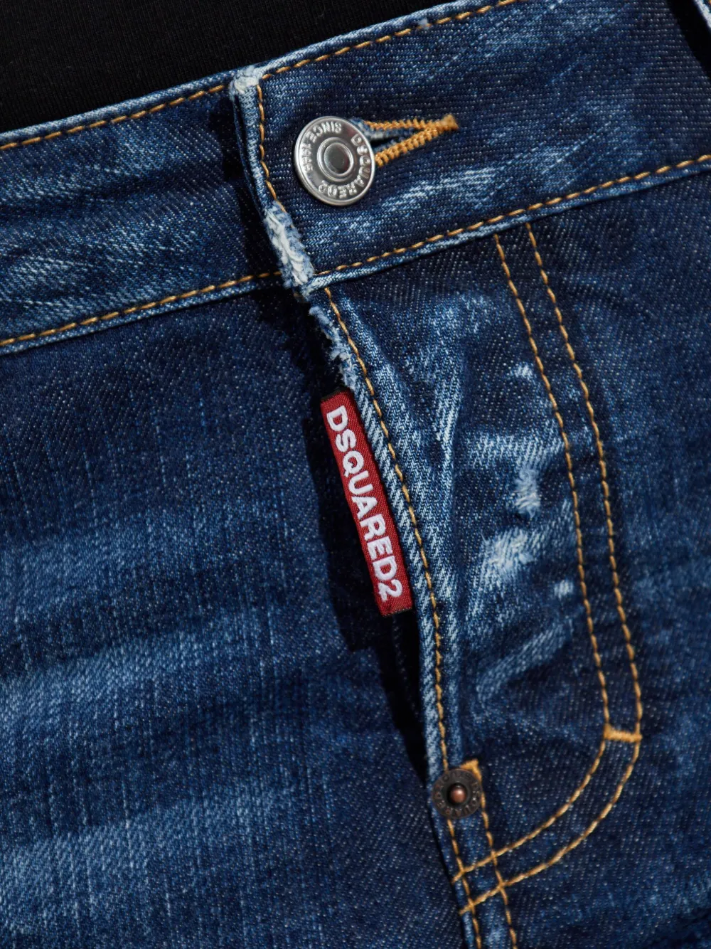 DSQUARED2 Gerafelde jeans Blauw