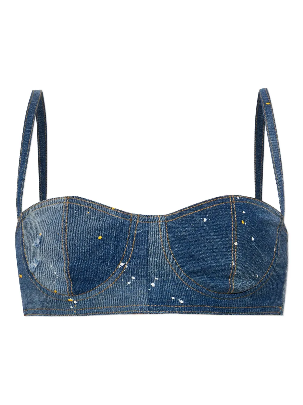 DSQUARED2 x Bettter panelled strap top | Blue | Image 1