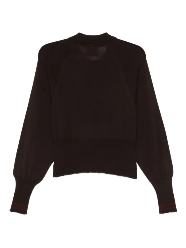 Merci button polo shirt