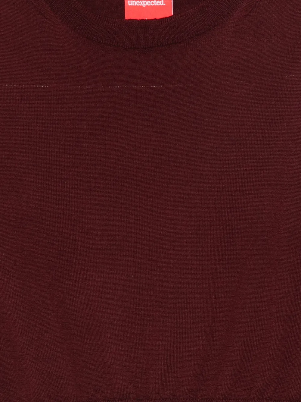 Merci Sleeveless Cropped Top In Red