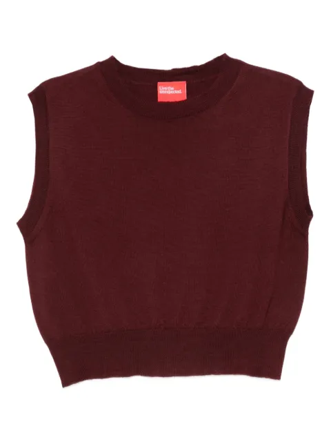 Merci sleeveless cropped top