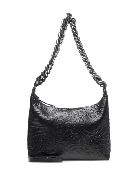 John Richmond embossed chain shoulder bag