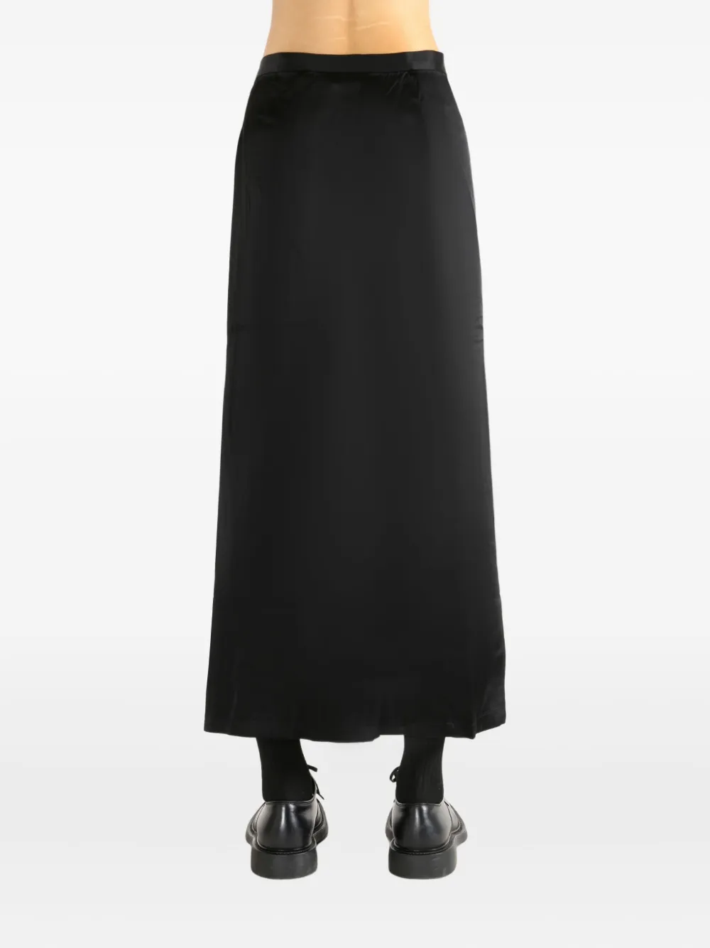 ATELIER NEW YORK Wikkelrok met gestrikte taille Zwart