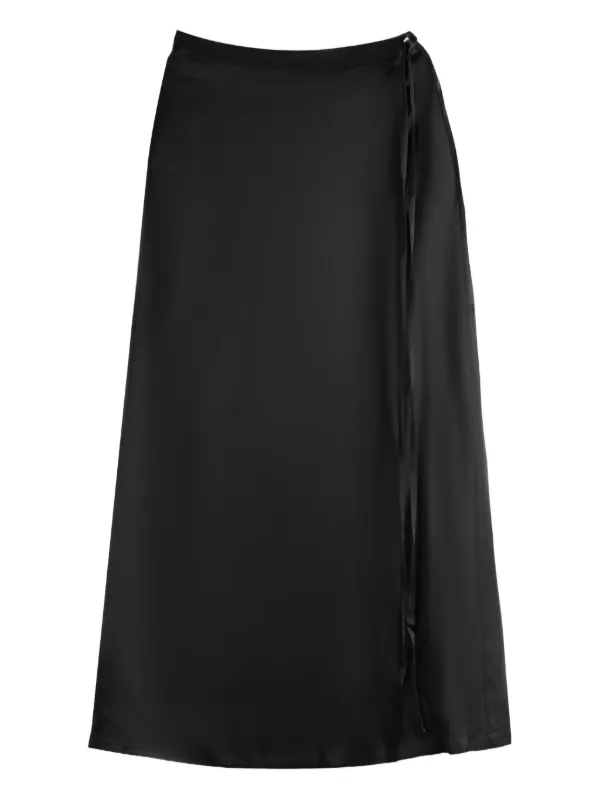 【新品未使用】Tie Wrap Layer Skirt ATELIER NEW YORK tie-wrap Skirt | Black | FARFETCH