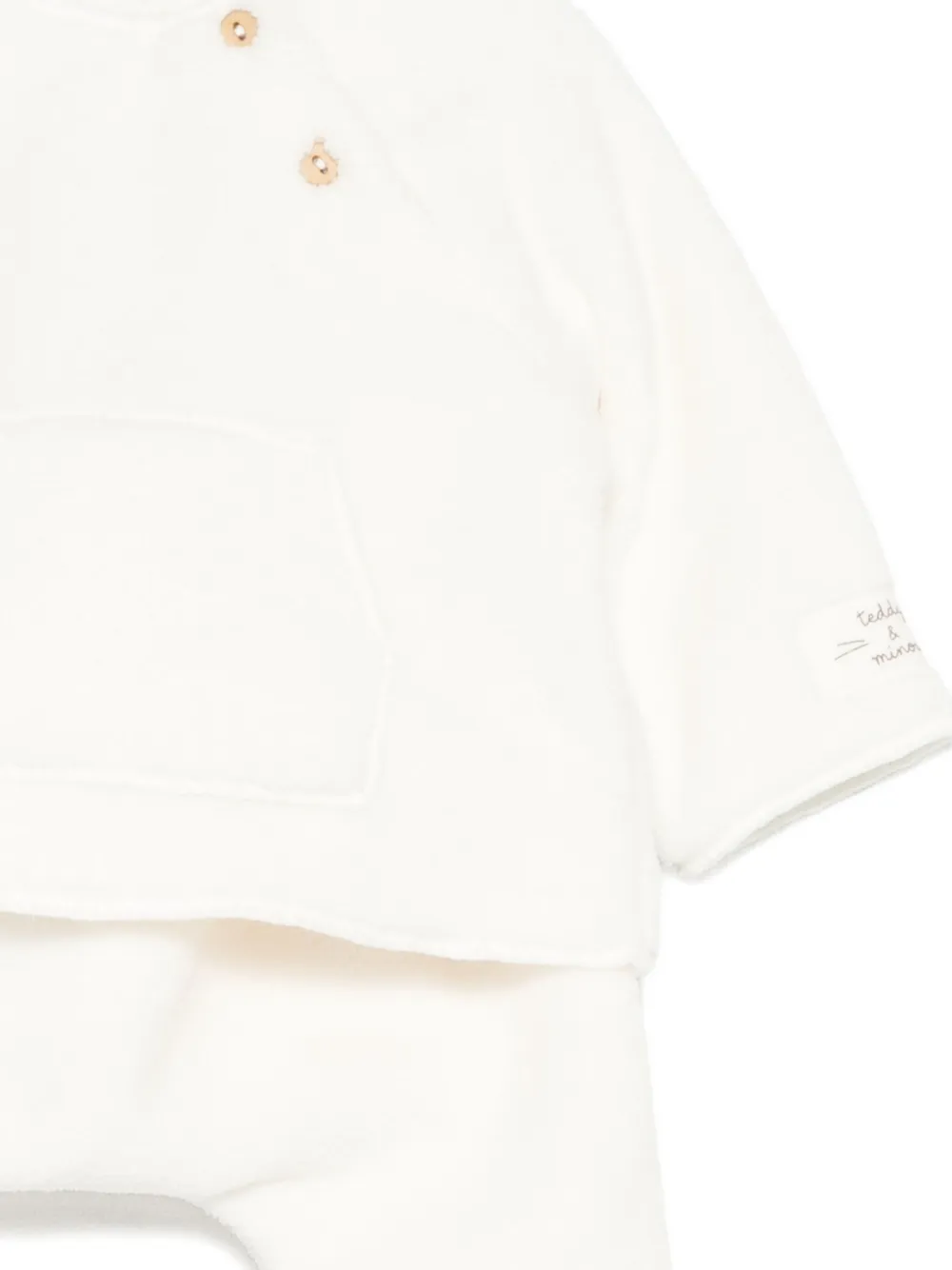 Teddy & Minou Tutina Pajamas Set In White