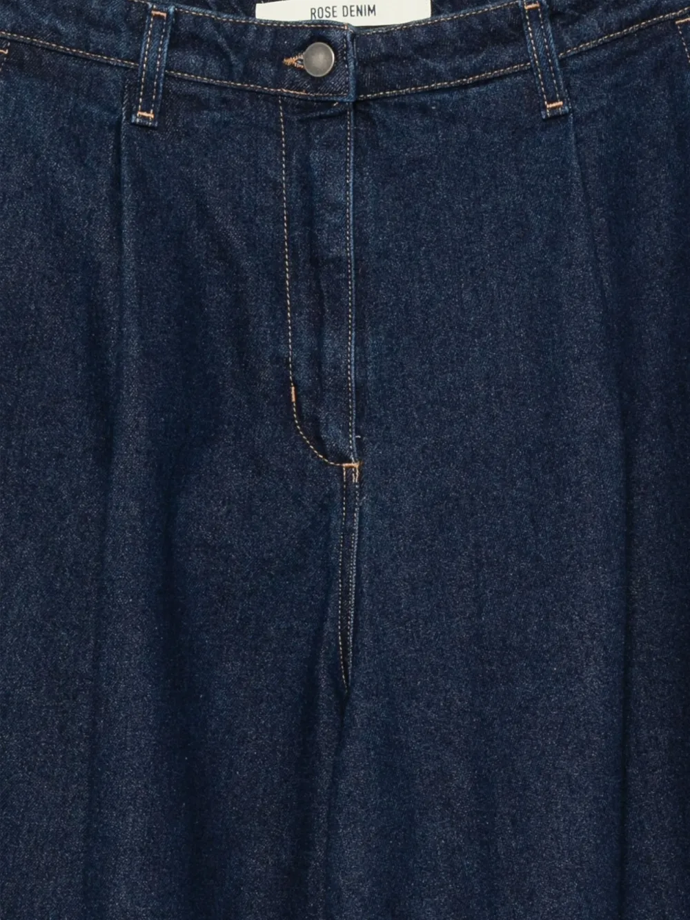 Merci Pleated Jeans In Blue