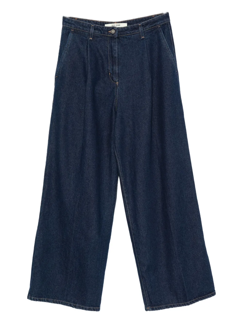 Merci Pleated Jeans In Blue