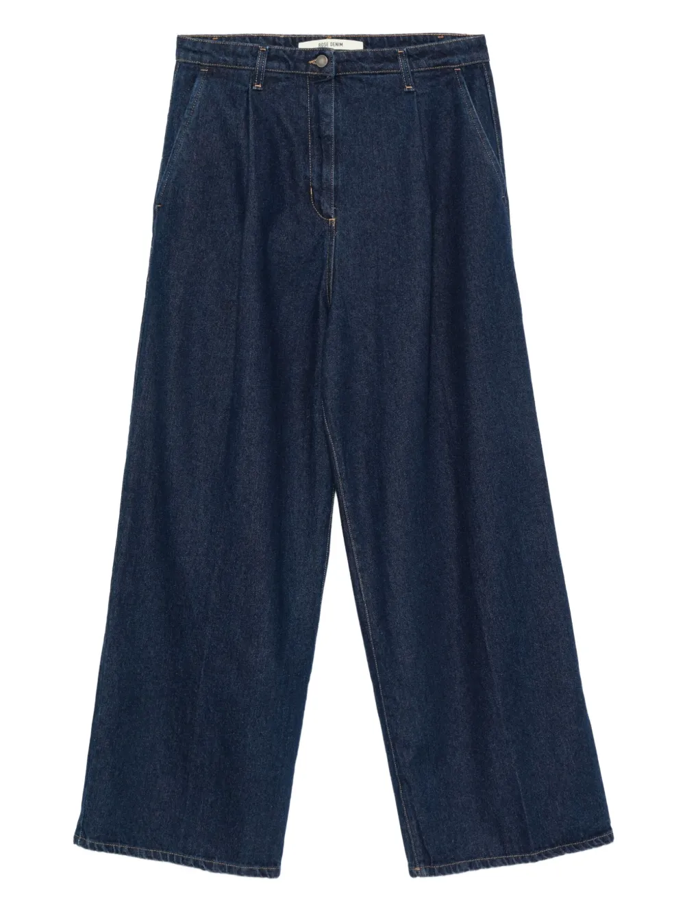 Merci pleated jeans - ブルー Merci pleated jeans - ブルー