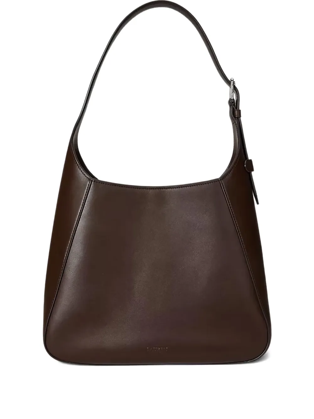 Ralph Lauren Curved-handle Tote Bag In Brown