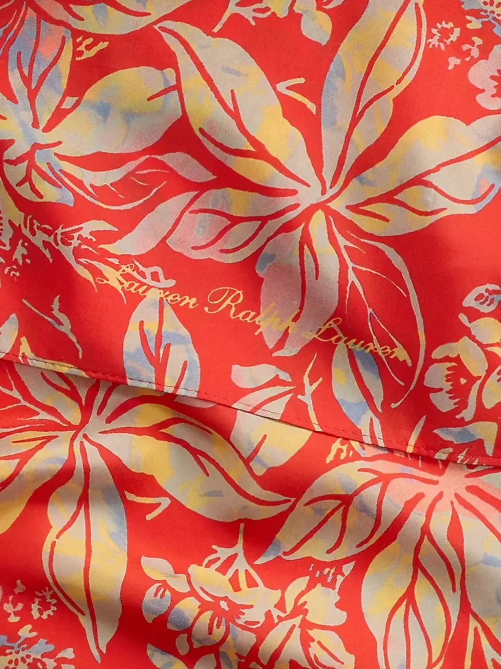 Lauren Ralph Lauren Sjaal met bloemenprint - Oranje