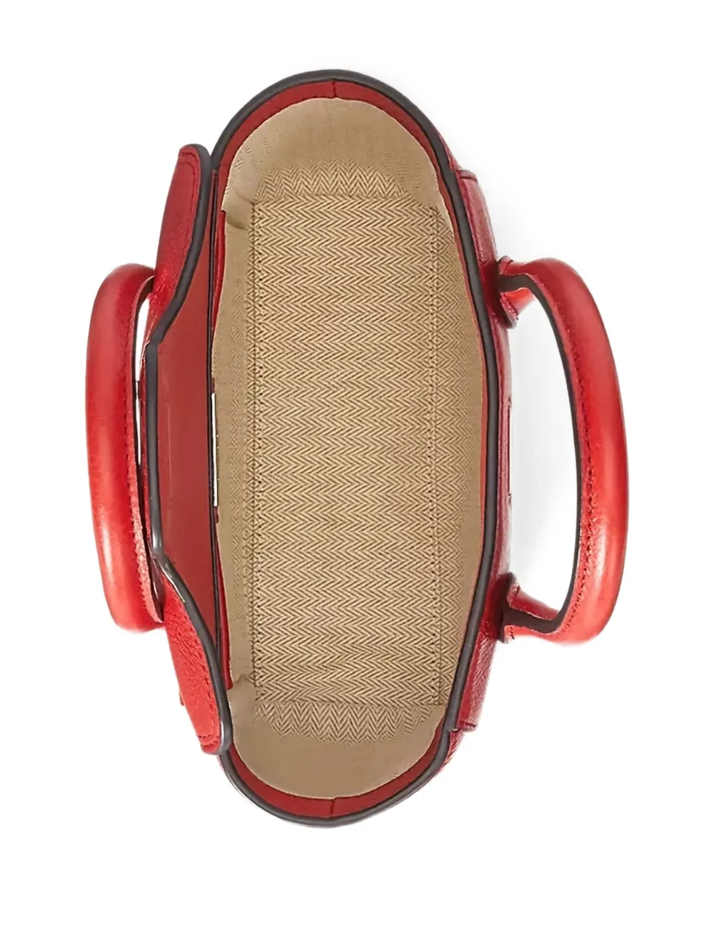 Lauren Ralph Lauren Kleine Tanner tas Oranje