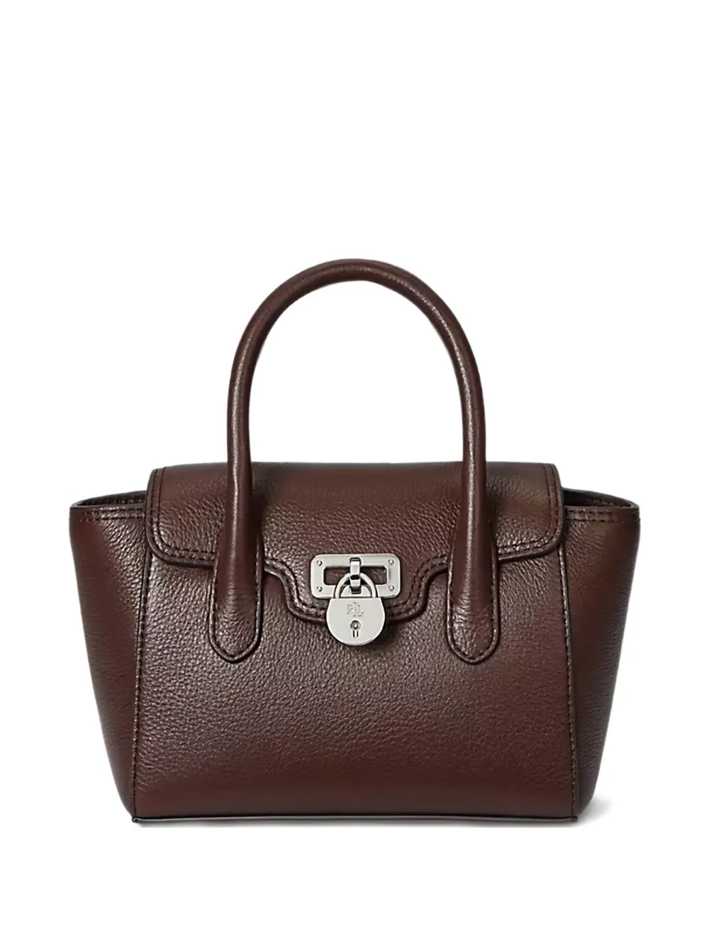 Lauren Ralph Lauren small Tanner satchel bag - Marrone
