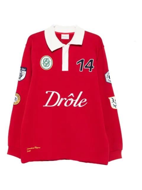 Drôle De Monsieur cotton polo shirt