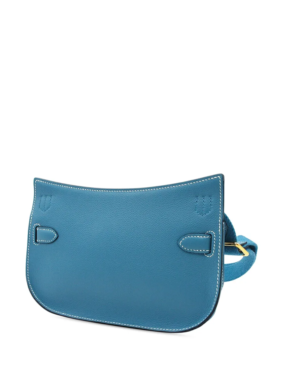 Pre-owned Hermes 2023 Mini Evercolor Jypsiere Crossbody Bag In Blue