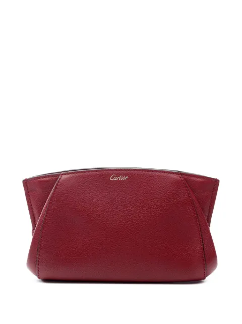 Cartier 2010-2025 Leather C De Cartier clutch bag
